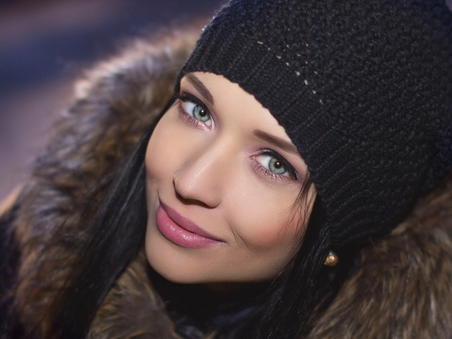 Fondo de pantalla Angelina Petrova Top Model 640x480