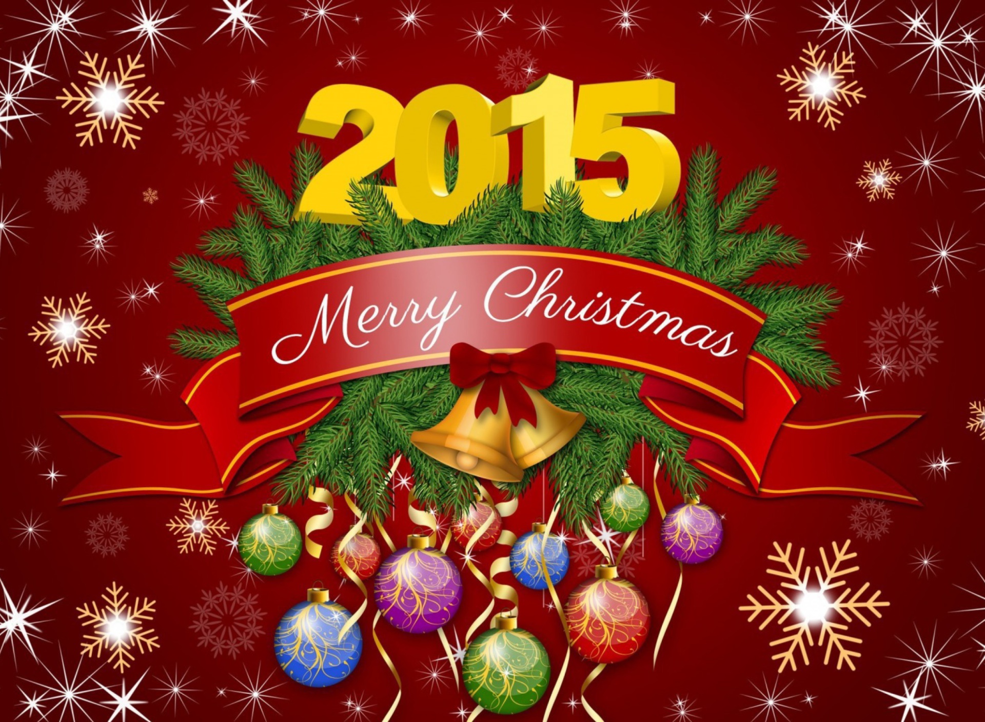 Fondo de pantalla New Year and Xmas 2015 1920x1408