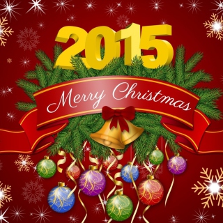New Year and Xmas 2015 Wallpaper for 2048x2048