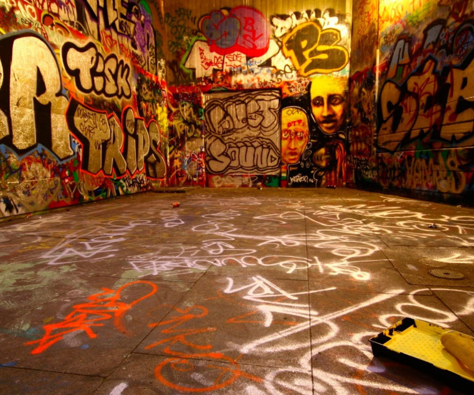 Screenshot №1 pro téma Graffiti Room 960x800