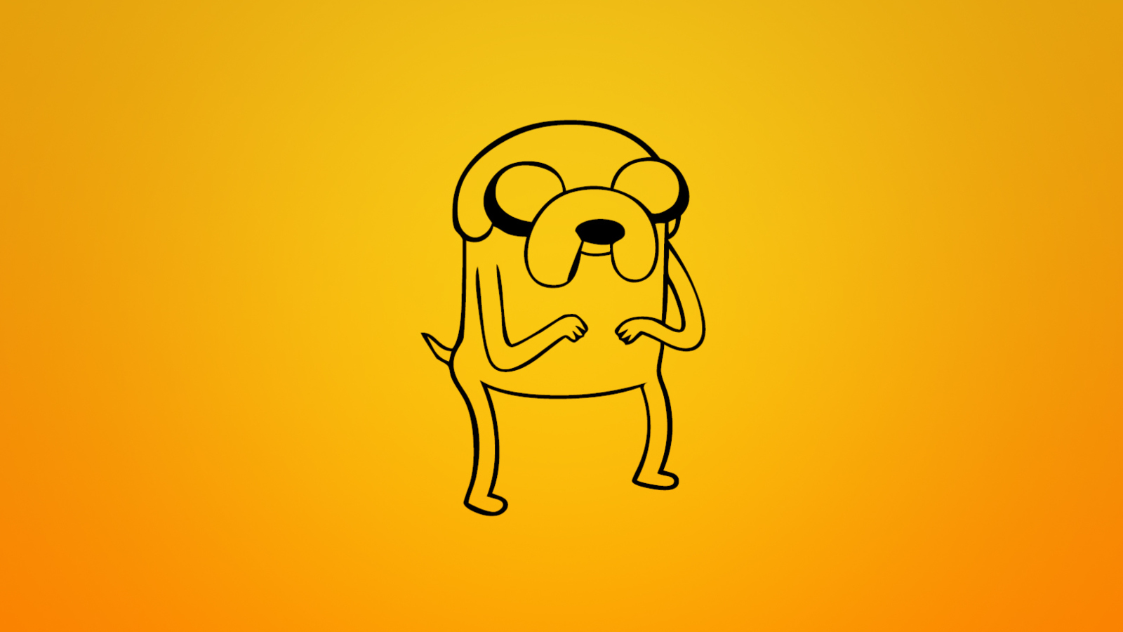 Sfondi Jake From Adventure Time Illustration 1600x900