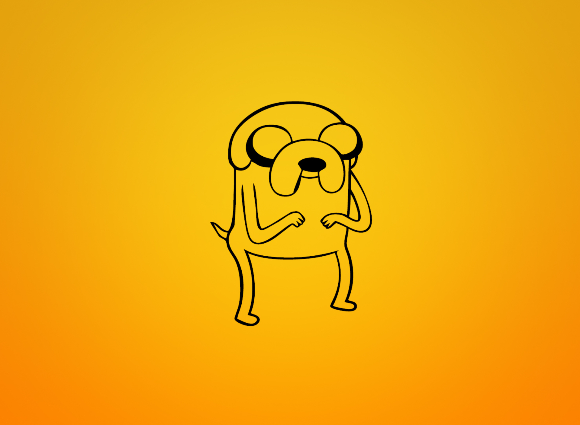 Screenshot №1 pro téma Jake From Adventure Time Illustration 1920x1408