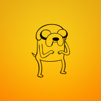 Fondo de pantalla Jake From Adventure Time Illustration 208x208