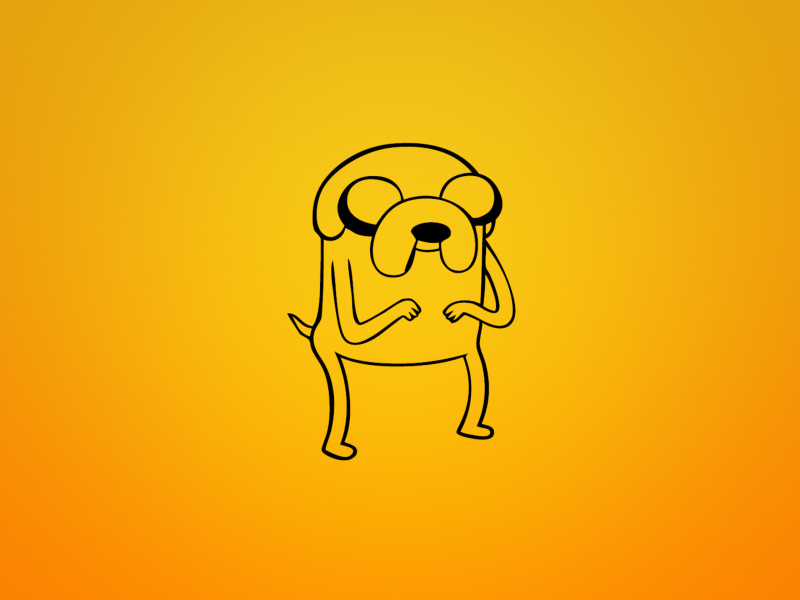 Sfondi Jake From Adventure Time Illustration 800x600