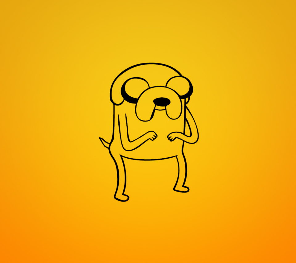 Sfondi Jake From Adventure Time Illustration 960x854