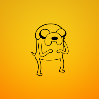 Kostenloses Jake From Adventure Time Illustration Wallpaper für iPad mini 2