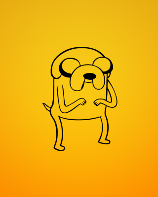 Jake From Adventure Time Illustration - Obrázkek zdarma pro iPhone 6