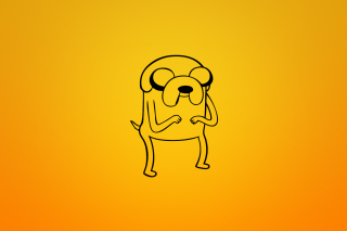 Jake From Adventure Time Illustration - Obrázkek zdarma pro 480x320