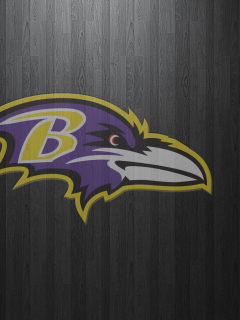 Screenshot №1 pro téma Baltimore Ravens 240x320