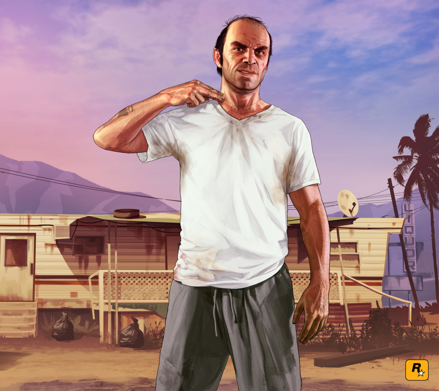 Fondo de pantalla Grand Theft Auto V 1440x1280