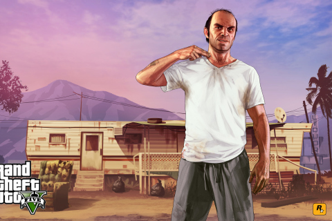 Screenshot №1 pro téma Grand Theft Auto V 480x320