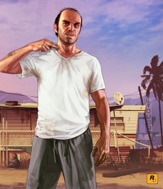 Grand Theft Auto V - Obrázkek zdarma pro iPhone 5C