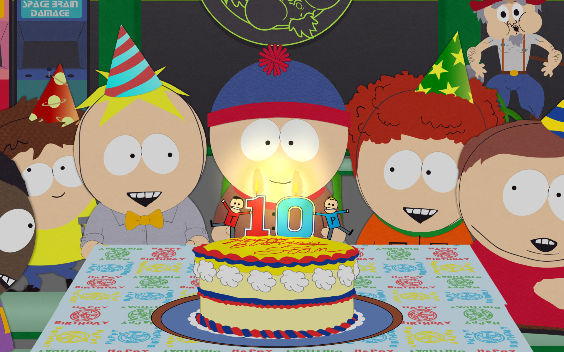 Das South Park Season 15 Stans Party Wallpaper 1920x1200