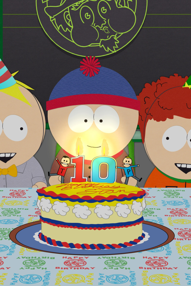 Fondo de pantalla South Park Season 15 Stans Party 640x960