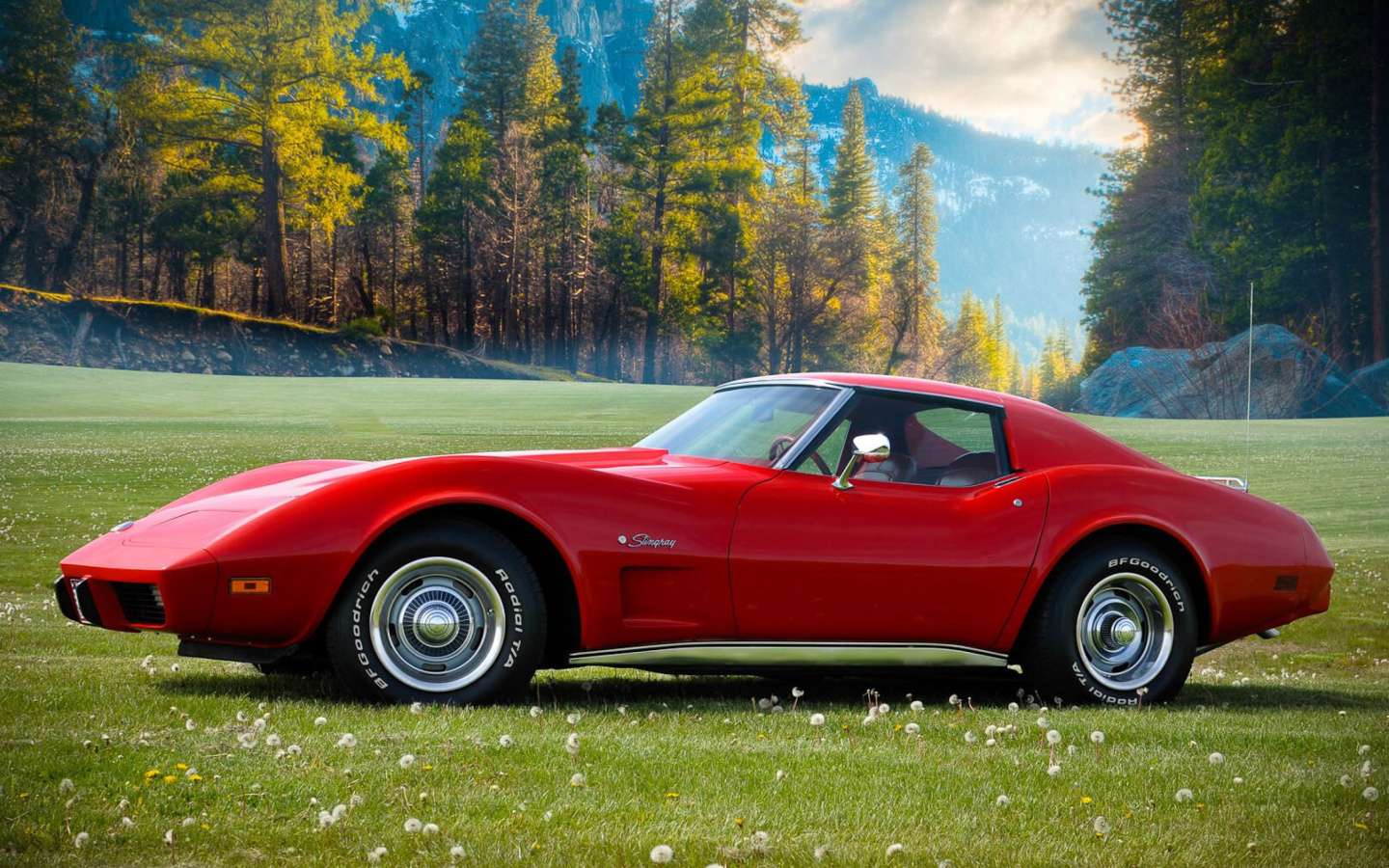 Fondo de pantalla Classic Corvette C3 1977 1440x900