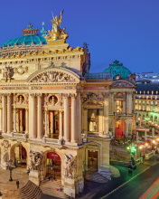 Das Palais Garnier Opera Paris Wallpaper 176x220
