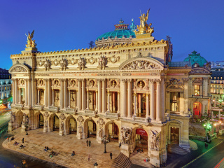 Das Palais Garnier Opera Paris Wallpaper 320x240