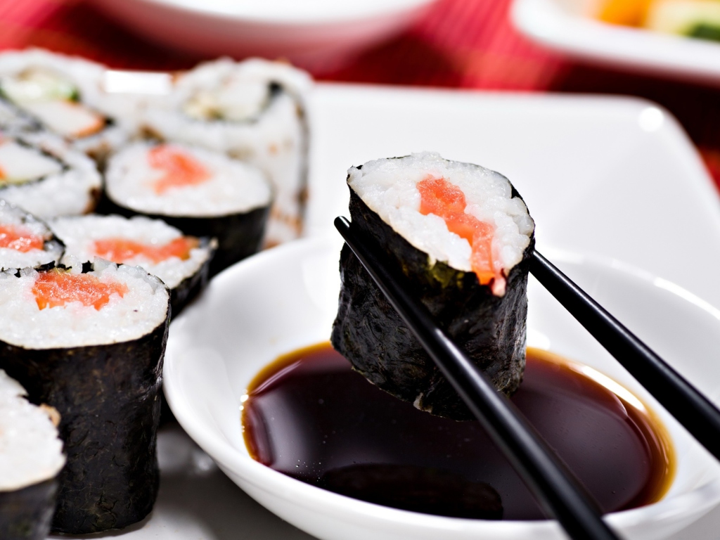 Обои Japanese Sushi 1024x768