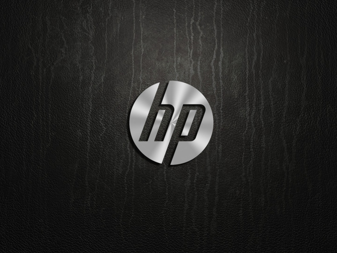 Das HP Dark Logo Wallpaper 1152x864