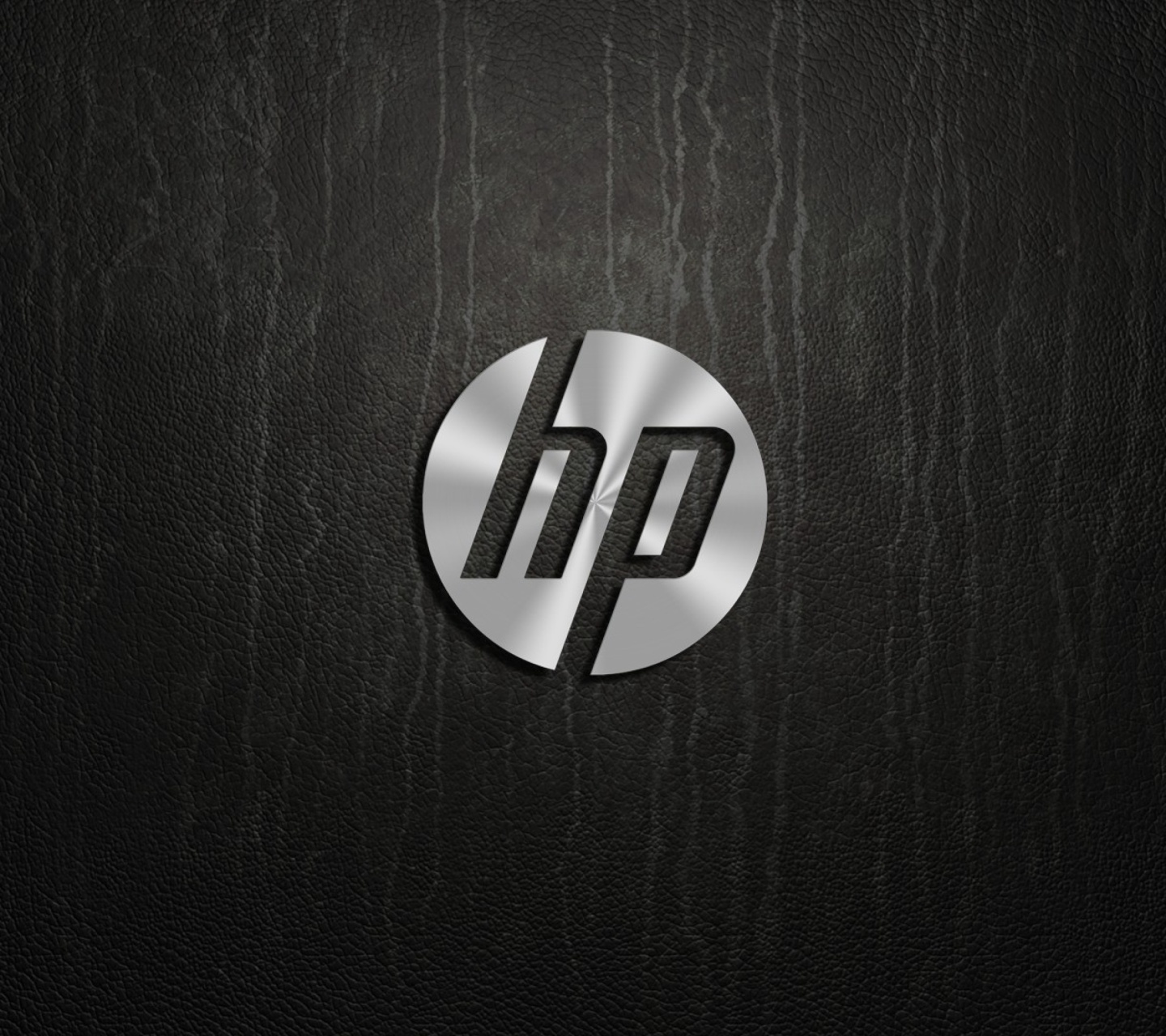 HP Dark Logo wallpaper 1440x1280