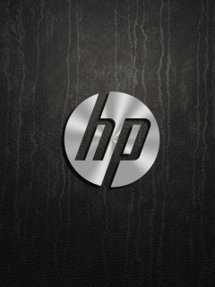 HP Dark Logo wallpaper 240x320
