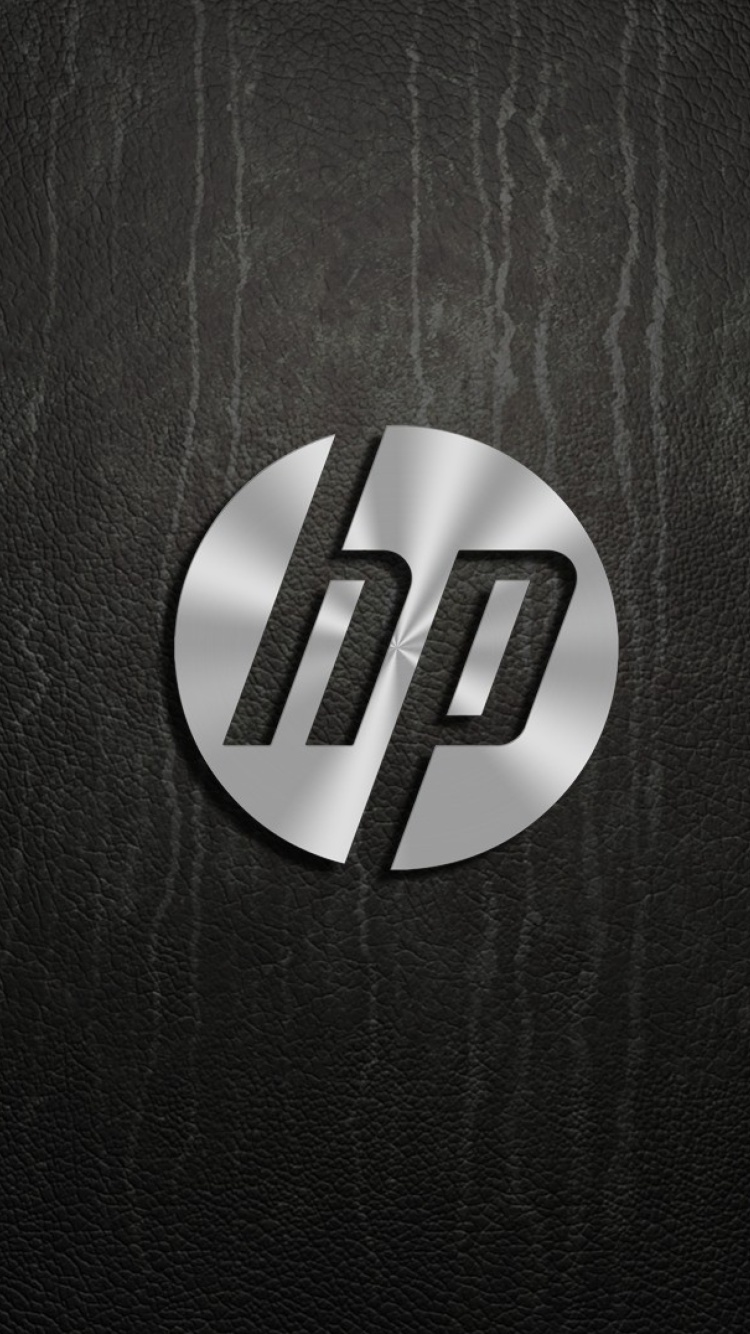 Fondo de pantalla HP Dark Logo 750x1334