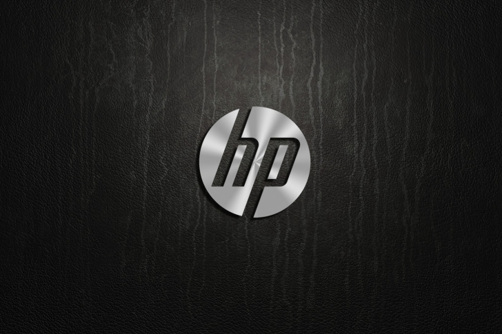 Обои HP Dark Logo