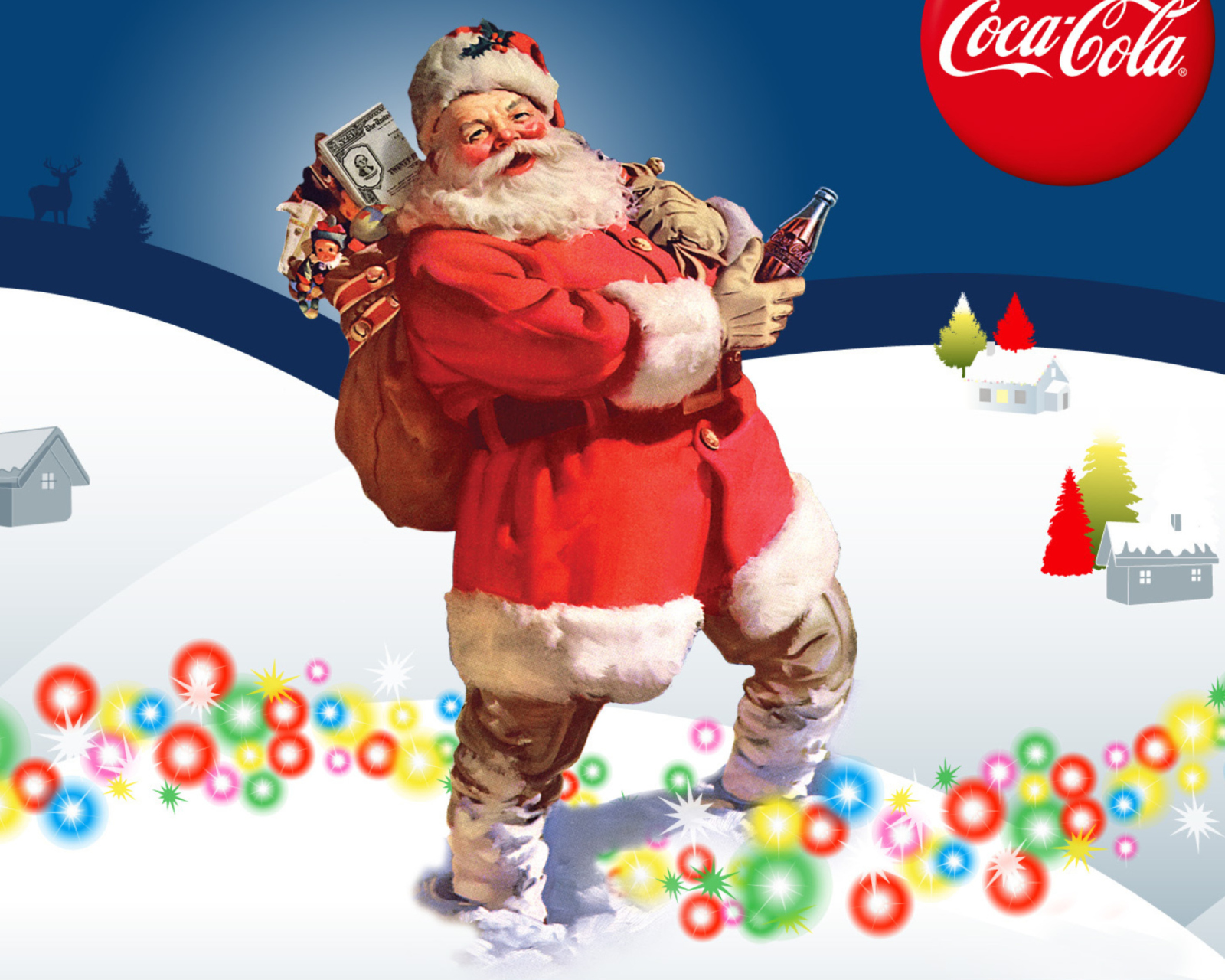 Screenshot №1 pro téma Coke Christmas 1600x1280