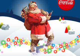 Coke Christmas - Obrázkek zdarma 