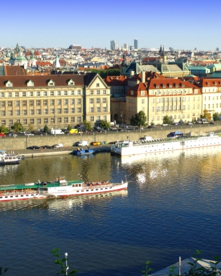Prague Vltava sfondi gratuiti per 640x1136