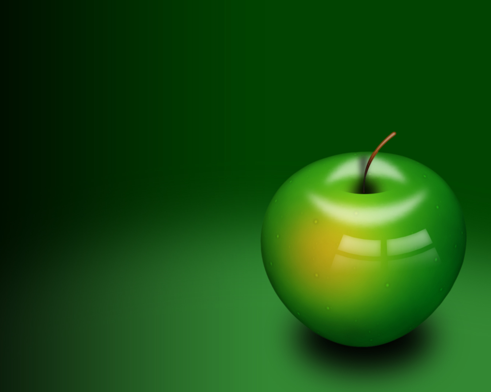 Fondo de pantalla Green Apple 1600x1280
