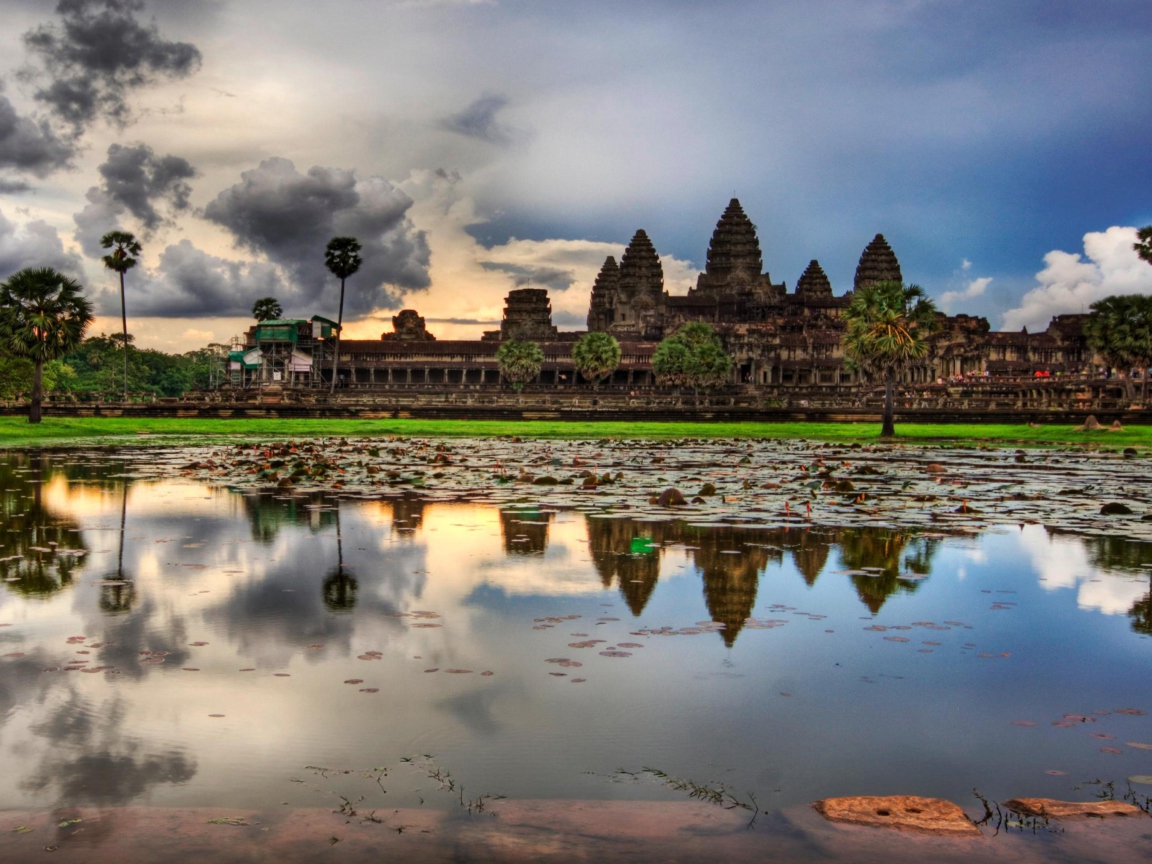 Fondo de pantalla Angkor Wat 1152x864