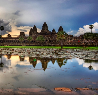 Kostenloses Angkor Wat Wallpaper für iPad 2