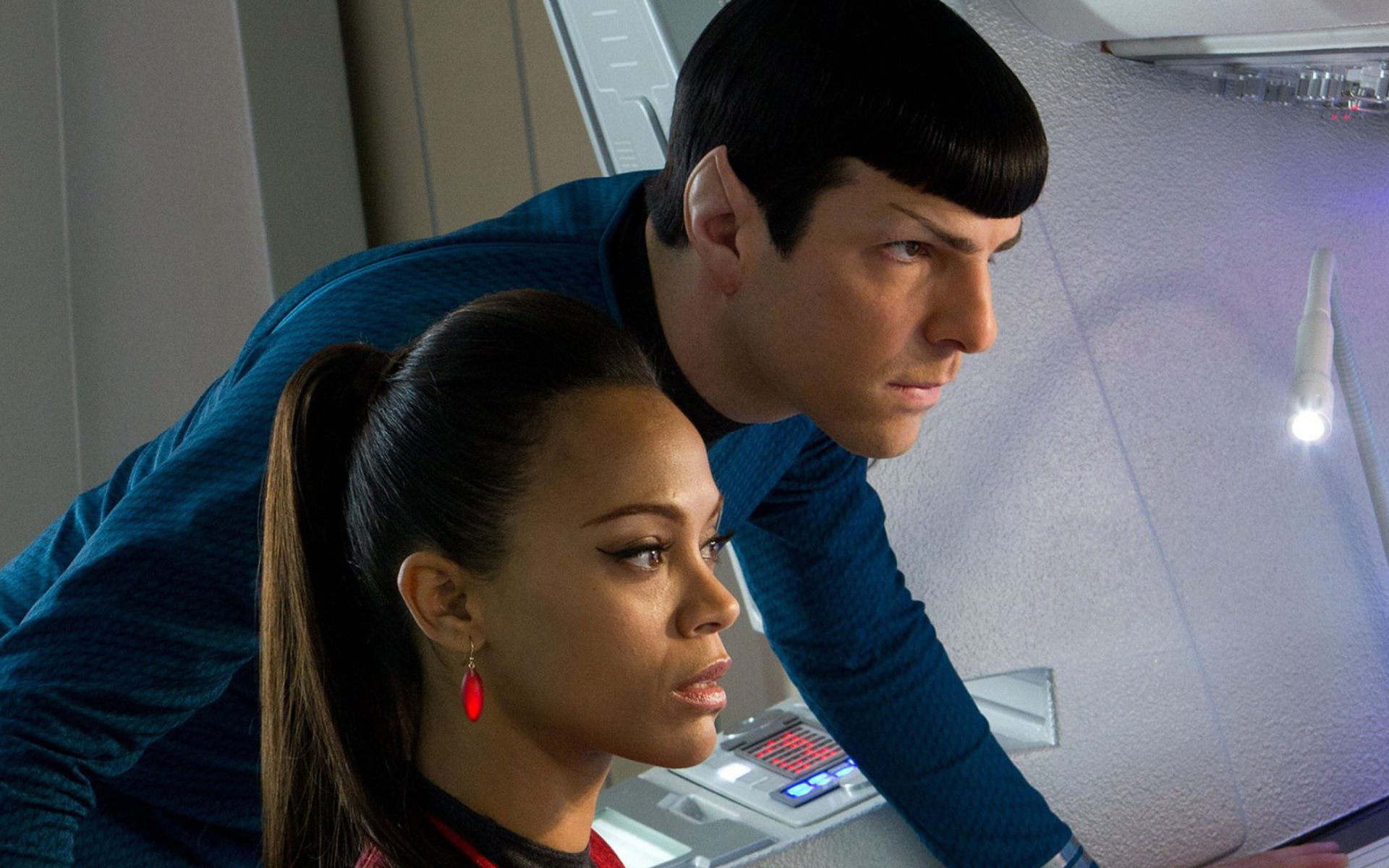 Screenshot №1 pro téma Spock And Uhura -  Star Trek 1920x1200