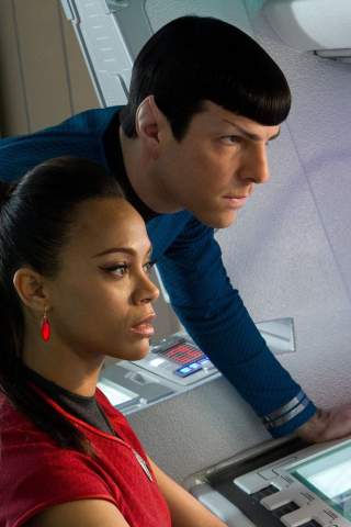 Screenshot №1 pro téma Spock And Uhura -  Star Trek 320x480