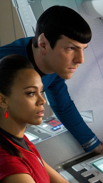Fondo de pantalla Spock And Uhura -  Star Trek 360x640