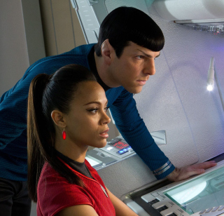 Spock And Uhura -  Star Trek - Obrázkek zdarma pro iPad Air