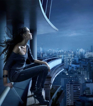 Night Walk On Roofs - Obrázkek zdarma pro Nokia X7