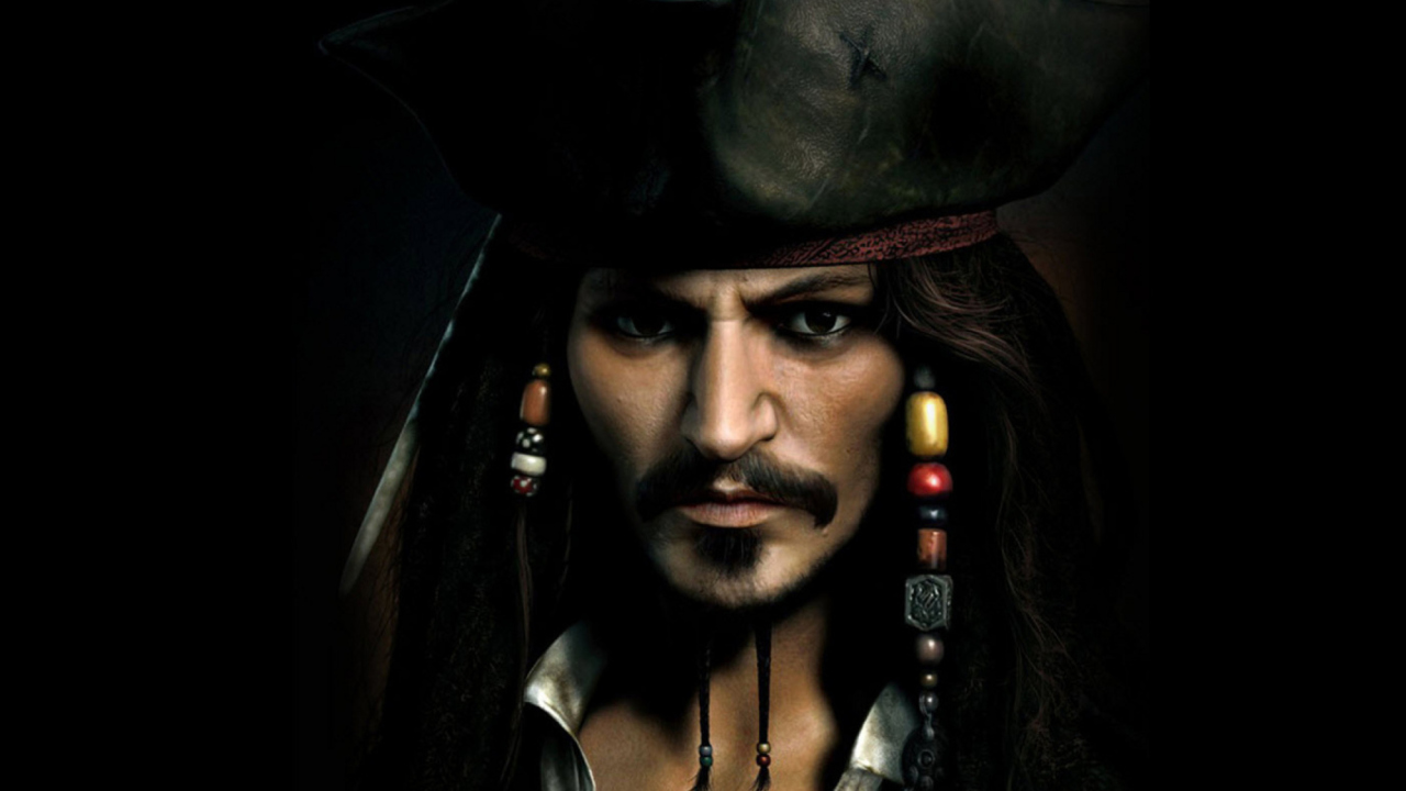 Обои Captain Jack Sparrow 1280x720