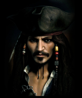 Captain Jack Sparrow - Obrázkek zdarma pro 128x160