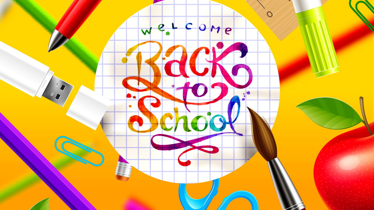 Das Back to School Wallpaper 1280x720