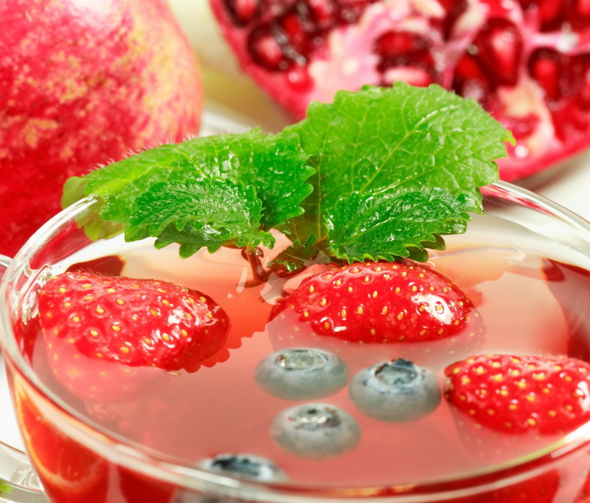 Das Hot Strawberry Cider Wallpaper 1200x1024