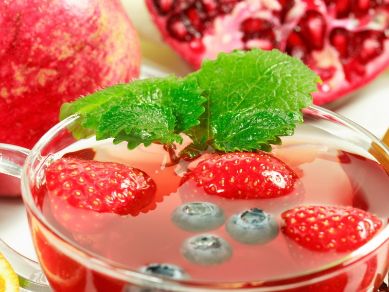 Fondo de pantalla Hot Strawberry Cider 800x600