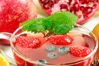 Hot Strawberry Cider Wallpaper for Android, iPhone and iPad