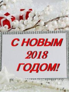 Sfondi Happy New 2018 Year 240x320