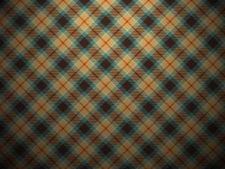 Blue And Orange Plaid Pattern screenshot #1 320x240