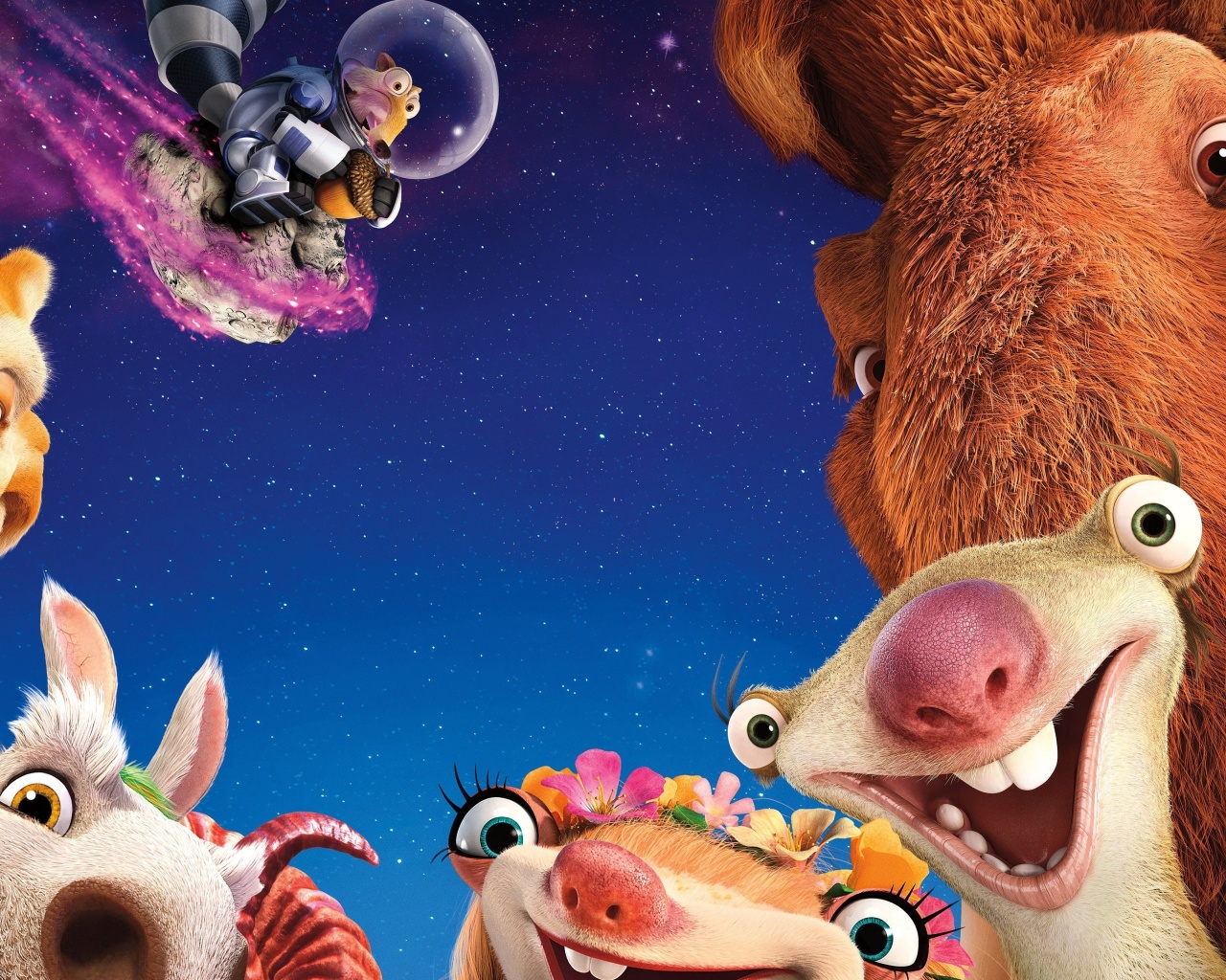 Das Ice Age Collision Course Wallpaper 1280x1024