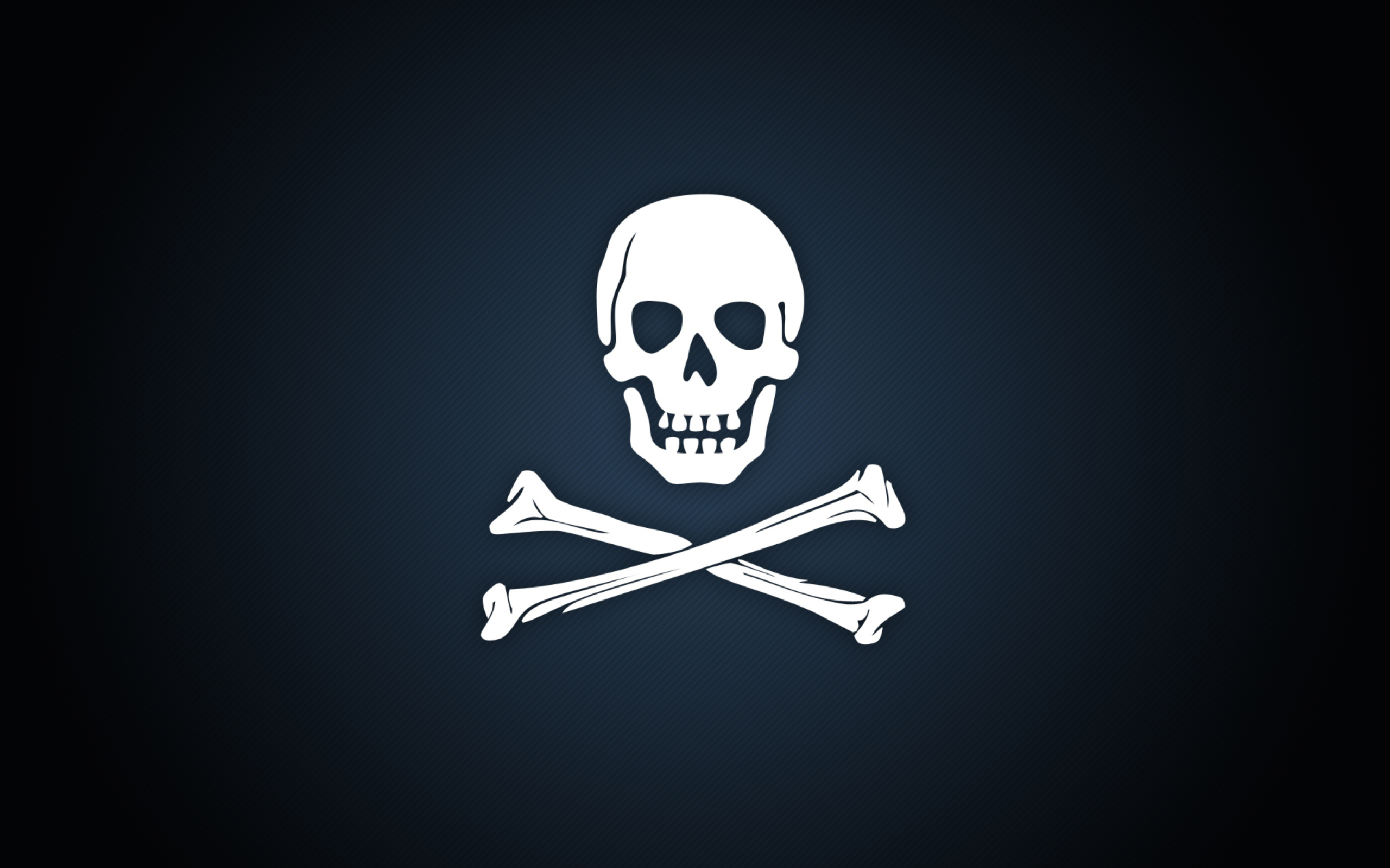 Das Cyber Pirate Skull Wallpaper 2560x1600