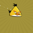 Sfondi Yellow Angry Bird 128x128