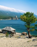 Fondo de pantalla Lake Baikal 128x160